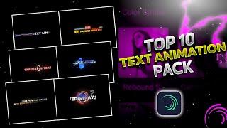 Top 20 alight motion text animation presets | xml text | text alight motion preset download free