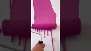 Wall painting pink colour fast cort #wallpaiting #wall