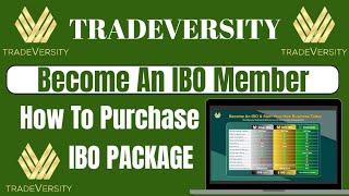 How to Become a Tradeversity IBO Member (Step-by-Step Guide)