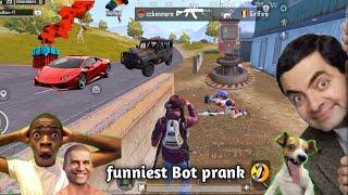 TEAMUP KAR K MILA VICTOR KO DHOKABOT PRANK FUNNY MOMENTS PUBG BGMI 