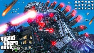 МЕХАГОДЗИЛЛА УНИЧТОЖИЛА ГОРОД ЛОС САНТОС В ГТА 5 МОДЫ! MECHA GODZILLA ОБЗОР МОДА В GTA 5 ВИДЕО MODS