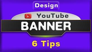 YouTube banner design tips and inspirational example