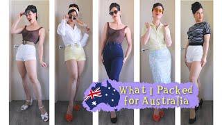 Travel Capsule Wardrobe (Australian Edition) ⎢ VINTAGE TIPS & TRICKS