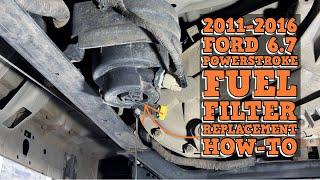 Ford 6.7 Diesel 2011-2016 Fuel Filters Replacement How-To