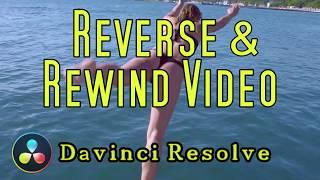 Davinci Resolve Reverse Clip and Rewind Effect