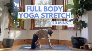 20 MIN FULL BODY YOGA STRETCH | All Levels Relaxing Flow