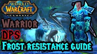 WOW Classic - Warrior DPS Frost Resistance Guide for Sapphiron Naxxramas