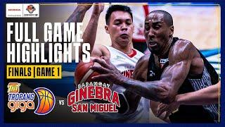 TNT vs. BRGY. GINEBRA | FULL GAME 1 FINALS HIGHLIGHTS | PBA SEASON 49 GOVERNORS' CUP | OCT. 27, 2024