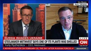 YURIY RYZHENKOV CEO METINVEST FOR CNN