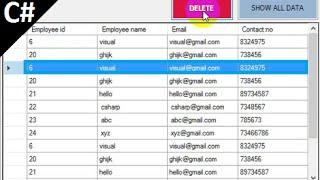 C# & MySql : Delete selected row from DataGridView