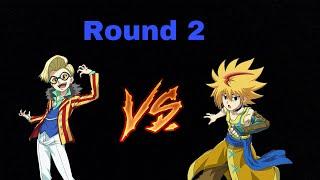 Beyblade Burst Tournament Episode 21 Fumiya VS Free (Round 2)