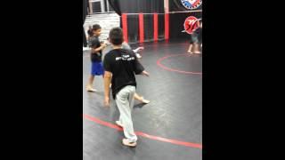 Kids wrestling