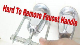 Stubborn Faucet Handle Won't Budge!