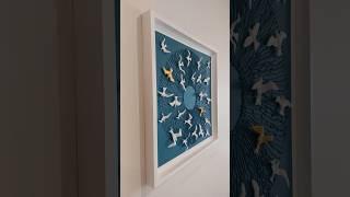 3D Wall Art #mixedmedia #3ddesign #3dprinting #3dart #wallart #andysartlab