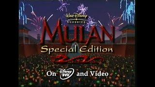 Mulan: Special Edition DVD & VHS Trailer (2004, UK)