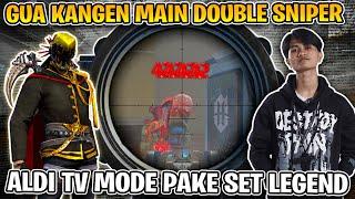 ALDI TV KANGEN MAIN DOUBLE SNIPER SOLO VS SQUAD !! GILA NGERI BANGET CUY !!