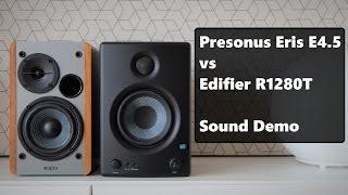 Edifier R1280T vs Presonus Eris E4.5  ||  Sound Demo