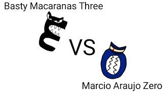 Basty Macaranas Three VS @marcioaraujo9855 Zero (Numbers Lore Crossover)