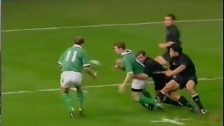 Denis Hickie try vs New Zealand Rugby 2001