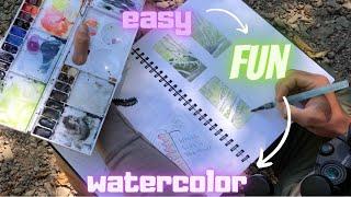 Watercolor Landscape in Your Nature Journal