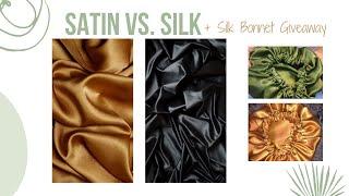 What Is The Difference Between Satin and Silk? | Satin vs. Silk | Rachel Silk (giveaway closed)