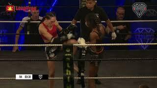 Jayda Ferrari Vs Rhianne Graham . 52kg C Class Muay Thai . Diamond Fight 6 . 23rd September 2023