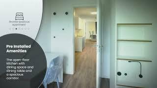 A home away from home | Shared apartments with well-equipped modern amenities.