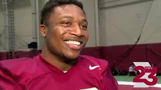 Alabama RB Jam Miller Post Practice - Wednesday 3/5/25