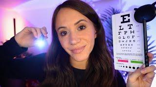 ASMR / Eye Exam For Sleepy Eyes  (light triggers, medical roleplay)