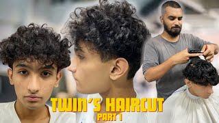 TAPER FADE WITH CURLY HAIR  BARBER TUTORIAL 2024