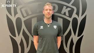 Brett Walsh: «Μου αρέσει το επίπεδο της ομάδας!» | AC PAOK TV