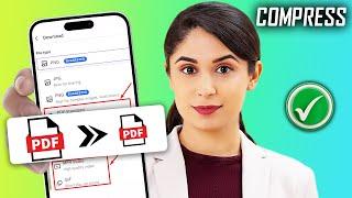 How to compress pdf file size PC/Mobile 2024 | Reduce pdf File Size