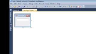 [Visual Basics 2010] Tutorial 6 - Showing current date & time on textbox and label