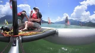 MiniCat 420 Catamaran 360º Virtual Sail | Inflatable Sailboat | Red Beard Sailing