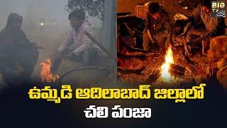 ఉమ్మడి ఆదిలాబాద్ జిల్లా లో చలి పంజా | Adilabad District | Weather Report | BIG TV