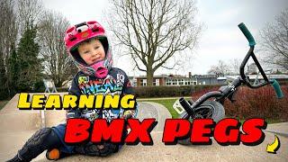 Can a 5 year old ride BMX pegs?!