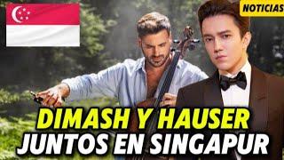 DIMASH Y HAUSER JUNTOS DE NUEVO! - DIMASH LLEGA A SINGAPUR - NOTICIAS