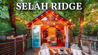 Levi Kelly Visits Cozy Tiny House in the Forest w/ a Bridge!