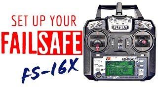FSi6X Failsafe Setup Tutorial - How to Use FlySky Transmitter Failsafe (fs-i6x, fs-i6)