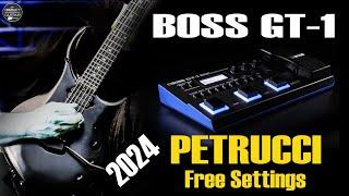 Boss GT1 Petrucci-Based Tones Free Settings