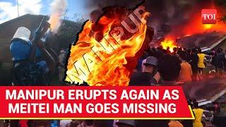 Manipur On The Boil: Meitei Man Missing From Army Camp Triggers Massive Protests | Watch