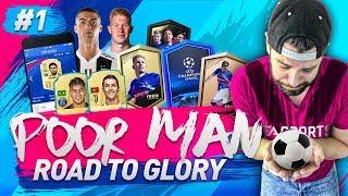 THE BEGINNING! WELCOME BACK PACKS! - POOR MAN ROAD TO GLORY #1 - FIFA 19 Ultimate Team