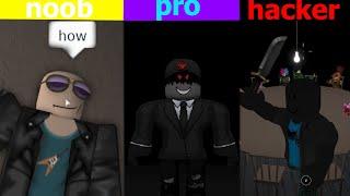 Roblox Breaking point noob vs pro vs hacker