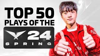 Top 50 Best Plays | LCK Spring 2024 Highlights