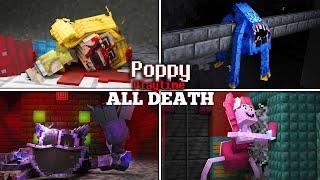 ALL Bosses Deaths Comparison in Minecraft -  Poppy Playtime Chapter 3 VS Chapter 2 VS Chapter 1