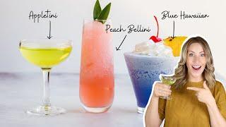 THREE SIMPLE KETO COCKTAILS as low as ZERO CARBS!!!