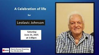 A Celebration of life for Leolavic Johnson