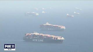 Port of Los Angeles seeing cargo backups amid surging consumer product demand