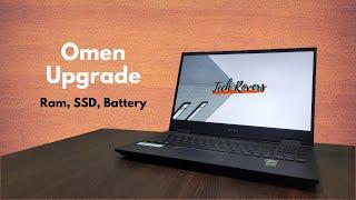 How to upgrade Ram, SSD, Battery in your HP Omen 15 (Similar For Omen, Victus 16)