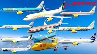 GTA V: Boeing 767-300 Airplanes Pack Best Extreme Longer Crash and Fail Compilation